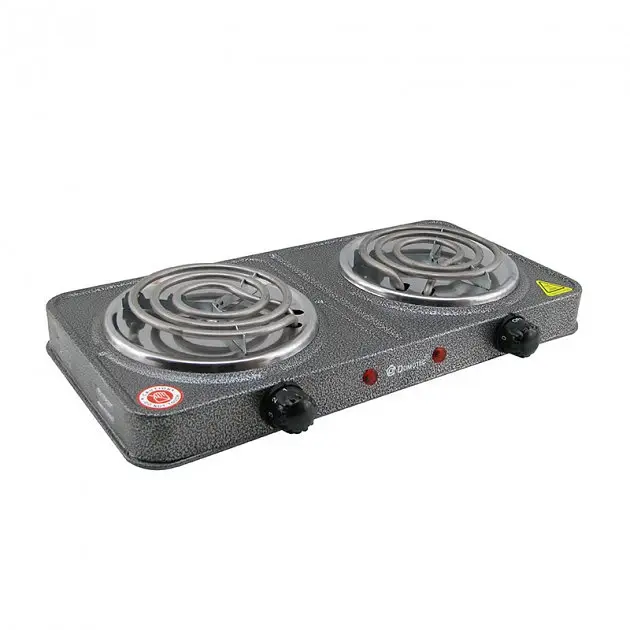 Електроплита спіральна на 2 конфорки Domotec MS-5802 - фото 3