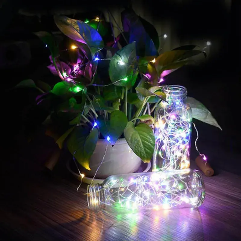 Гірлянда ColorWay пробка для пляшки на батарейках LED 20/2М (5шт/уп) кольорова (CW-GC-20L2BMC) - фото 12