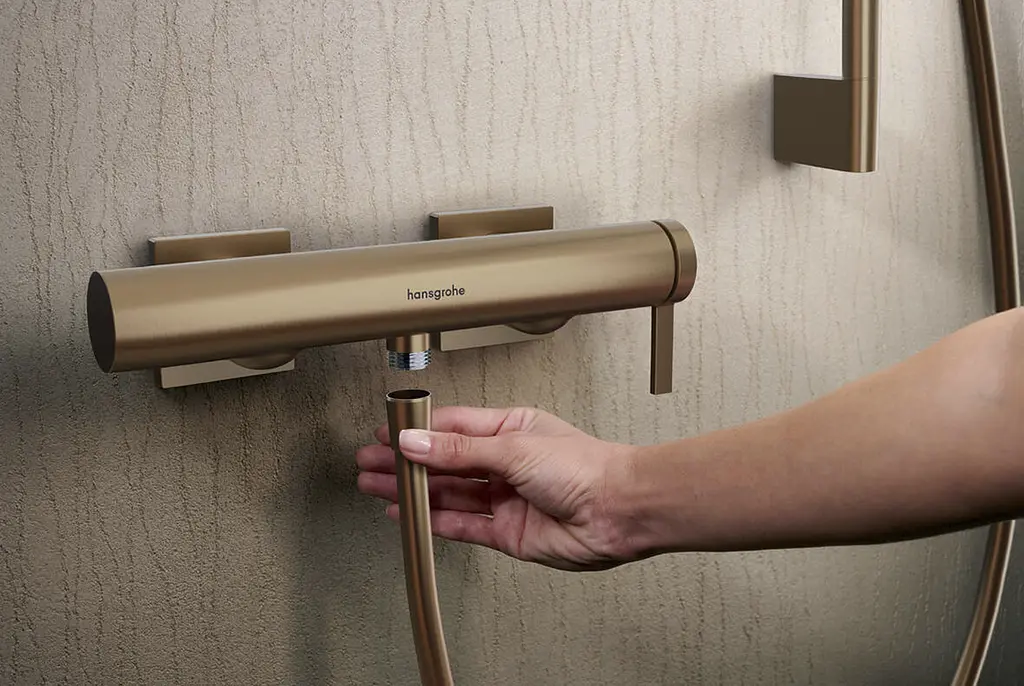 Змішувач для душу Hansgrohe Tecturis E brushed bronze 73620140 - фото 2
