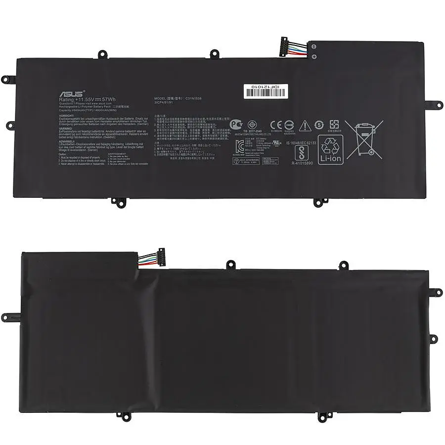 Батарея для ноутбука Asus C31N1538 ДИВИТИСЯ ФОТО (Zenbook UX306UA series) 11.55V 4940mAh 57Wh Чорний (0B200-02080000) - фото 2