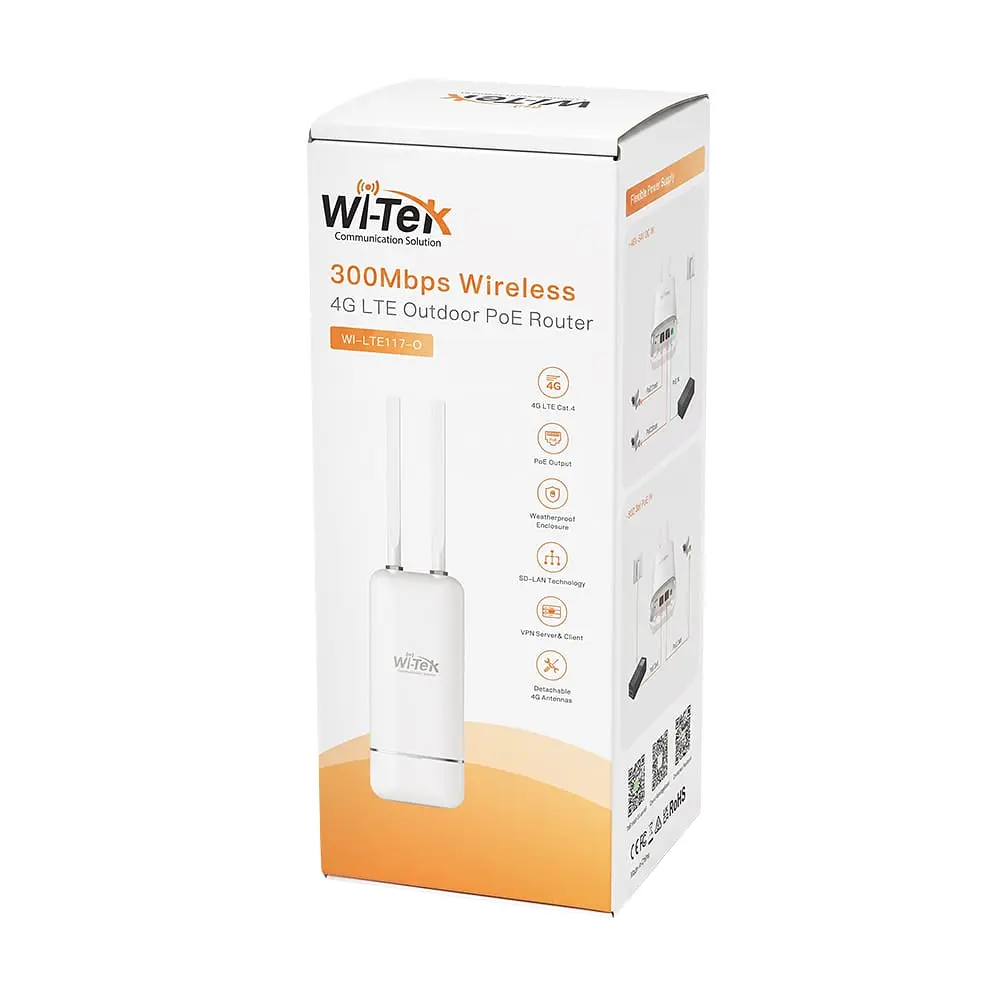 WiFi 4G LTE-маршрутизатор зовнішній Wi-Tek WI-LTE117-O V2 (73-00262) - фото 7
