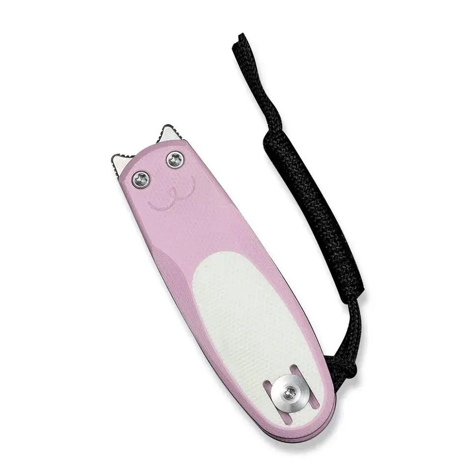 Ніж складаний кишеньковий Civivi Purr, (4.65 см) Nitro-V / G10 рожевий/білий - фото 4