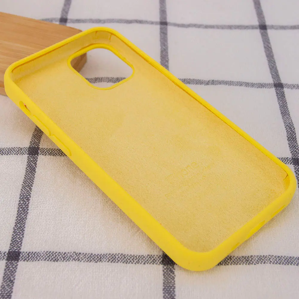 Чохол Silicone Case для Apple iPhone 15 Pro Yellow AA [92751] - фото 2