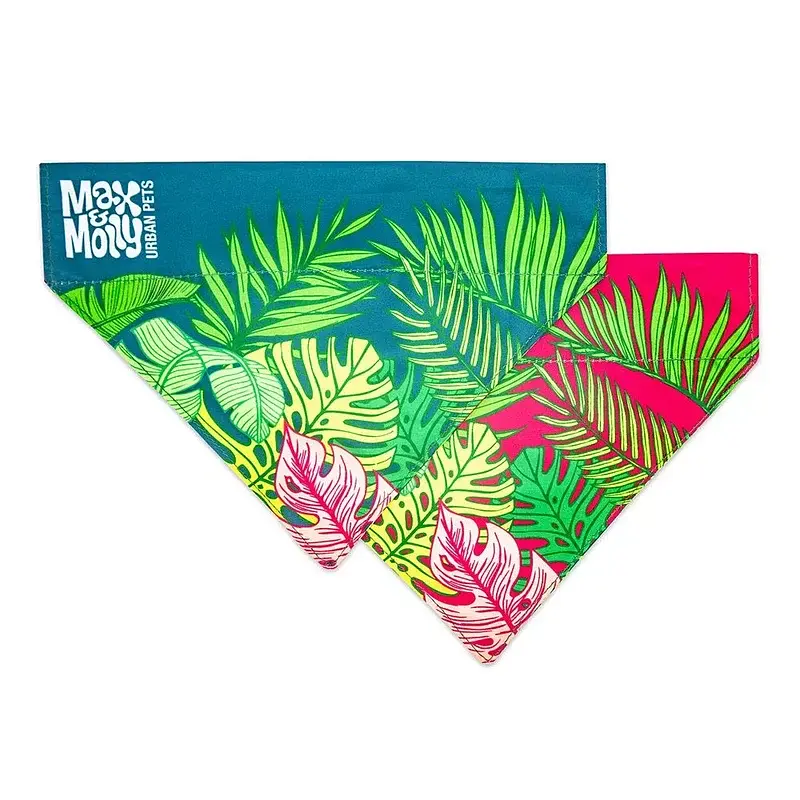 Бандана на нашийник для собак Max & Molly Bandana - Tropical/S Тропік, розмір S