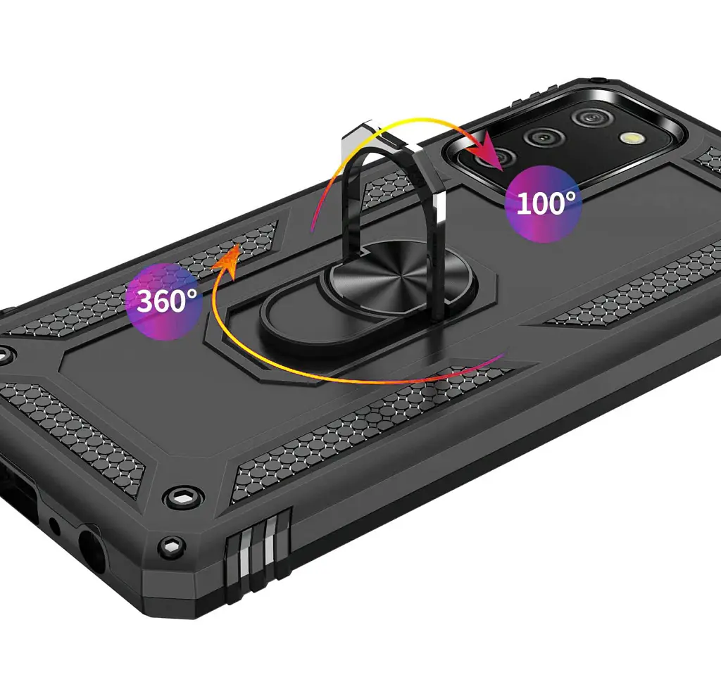 Панель BeCover Military для Samsung Galaxy A02s SM-A025/ A03s SM-A037 / M02s SM-M025 Black (706012) - фото 3