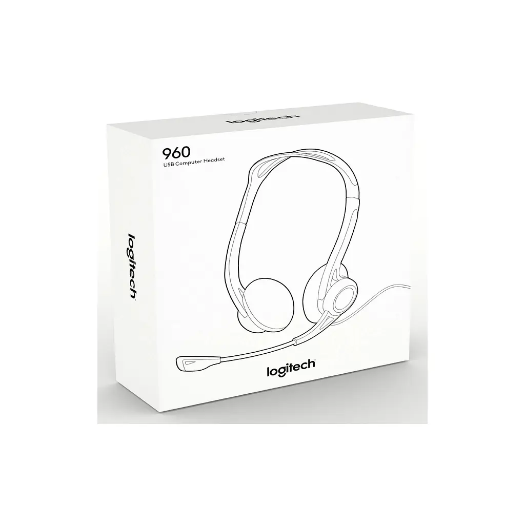 Навушники Logitech PC 960 Stereo Headset USB (981-000100) - фото 9