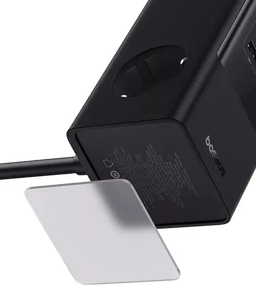 Мережевий зарядний пристрій Baseus Power Combo Tower Power Strip 2AC+2USB+2Type-C 100 W 1.5m E00023609113-00 Black - фото 6