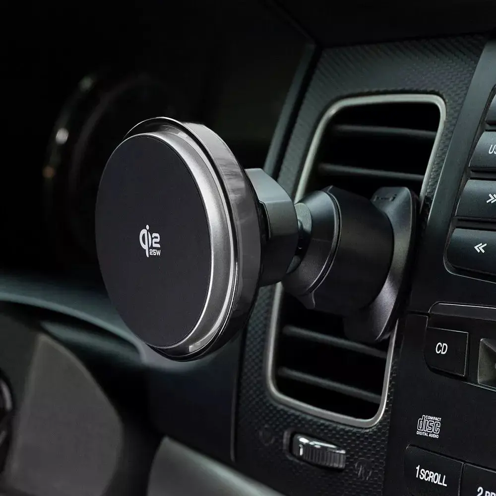 Автотримач із бездротовою зарядкою Proove Light Crystal Qi2.2 25W сірий (WHLC25002003) WHLC25002003 - фото 7