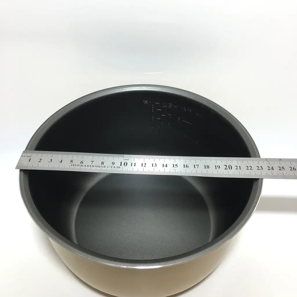Кастрюля 4 л. для мультиварки DEX DMC-65 ( аналог DEX DIP-65), антипригарное покрытие, H=118 мм, D=235 мм - фото 6