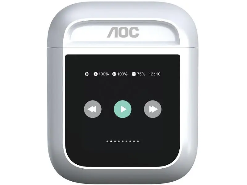 Навушники TWS AOC ACT3504WT White - фото 5