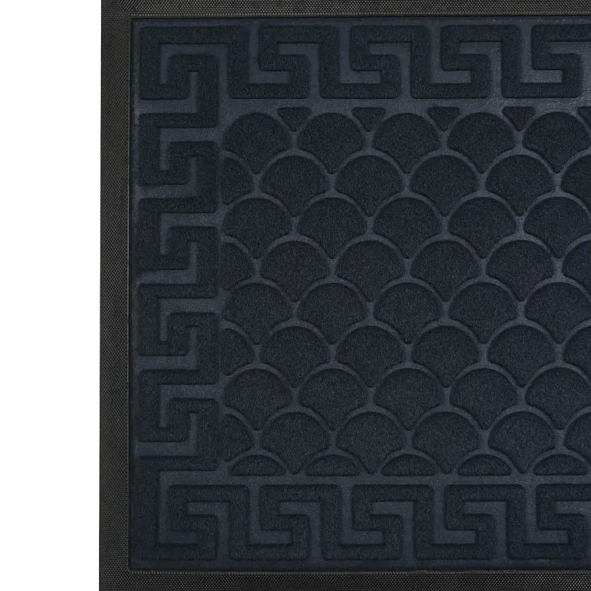 Килимок придверний Eco Fabric Луска з кромкою синій 40 х 60 см (4060-104) - фото 7