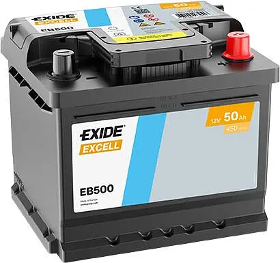Автомобільний акумулятор EXIDE Excell 6СТ-50Ah АзЕ 450A (EN) EB500
