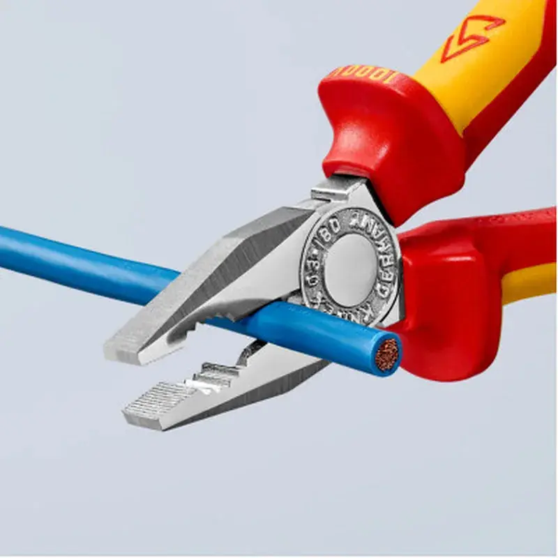 Плоскогубці KNIPEX комбіновані діелектричні VDE (03 06 160) - фото 4