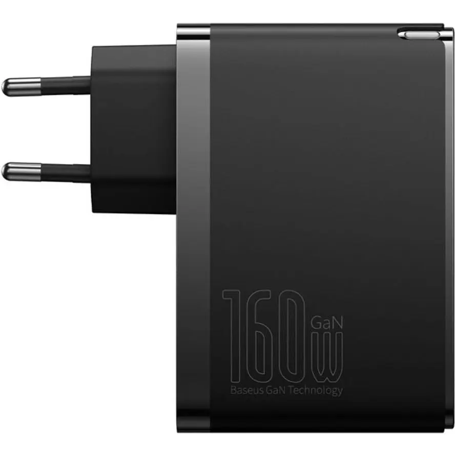 Мережевий зарядний пристрій Baseus GaN5 Pro Fast Charger 160W + Cable USB-C to USB-C Black [P10110825113-00] [136665] - фото 5
