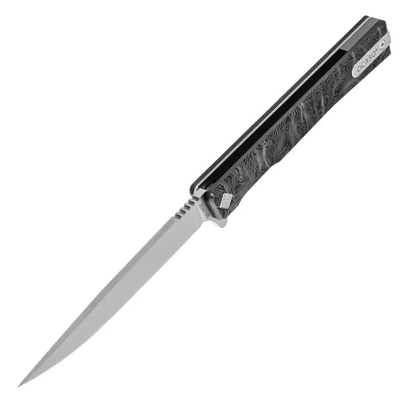 Ніж Ocaso Solstice, Engraved titanium, Topo Pattern, Satin (10ETS) - фото 7