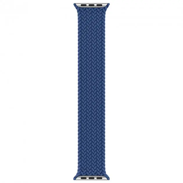 Ремінець Braided Solo Loop Band для Apple Watch 38/40/41mm Atlantic Blue Size 4 132mm [53999] - фото 3