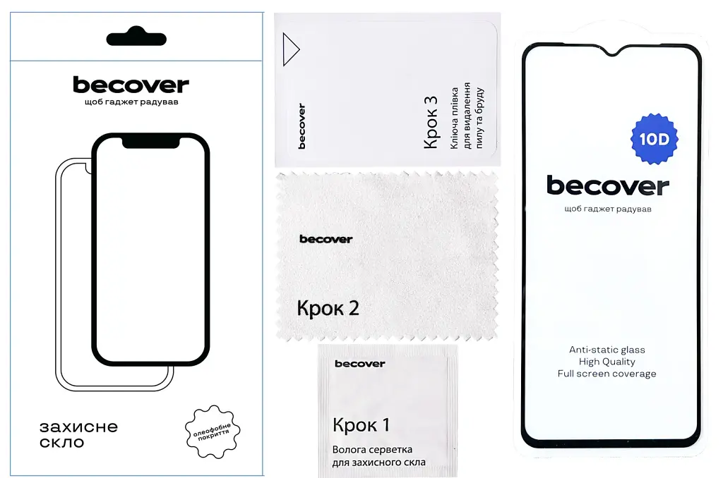 Скло захисне BeCover Honor X6a 10D Black (711333) - фото 3