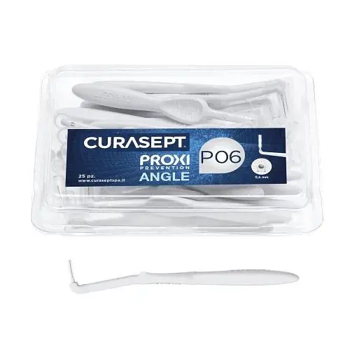 Міжзубний йоржик кутові Curasept Proxi Angle P06, ISO0 (0.6 мм, білий), 25 шт - фото 3