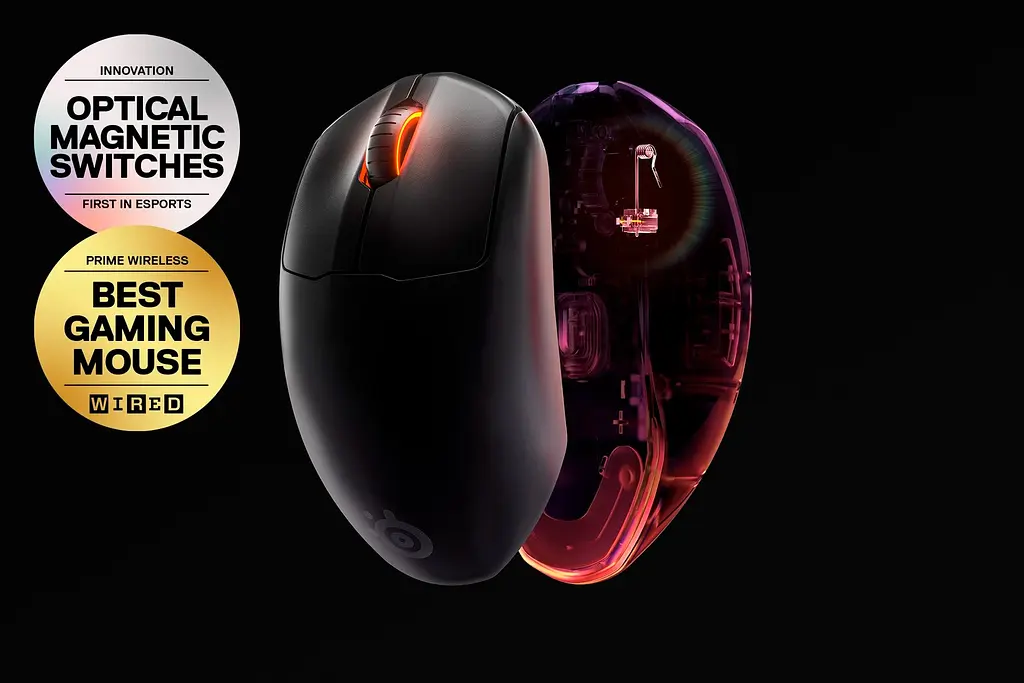 Миша SteelSeries Prime Wireless Black (62593) [87271] - фото 4