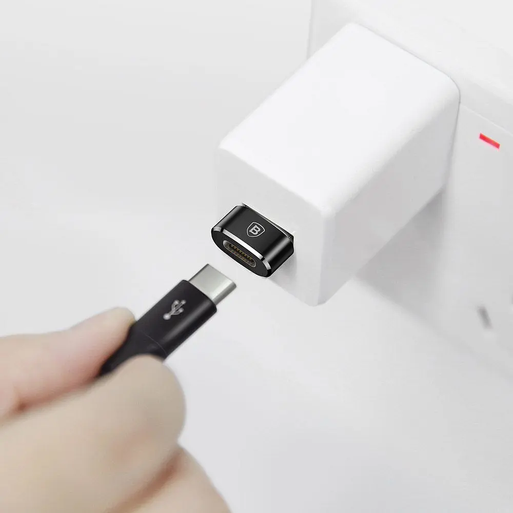 Перехідник Baseus USB to USB-C Female Black (CAAOTG-01) [76681] - фото 8