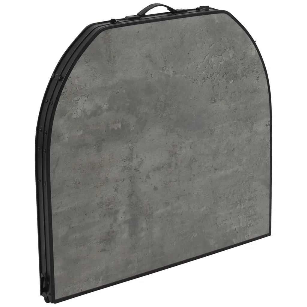 Складний стіл Bo-Camp Northgate Oval 150x80 cm Black/Grey (1404188), Сірий - фото 10
