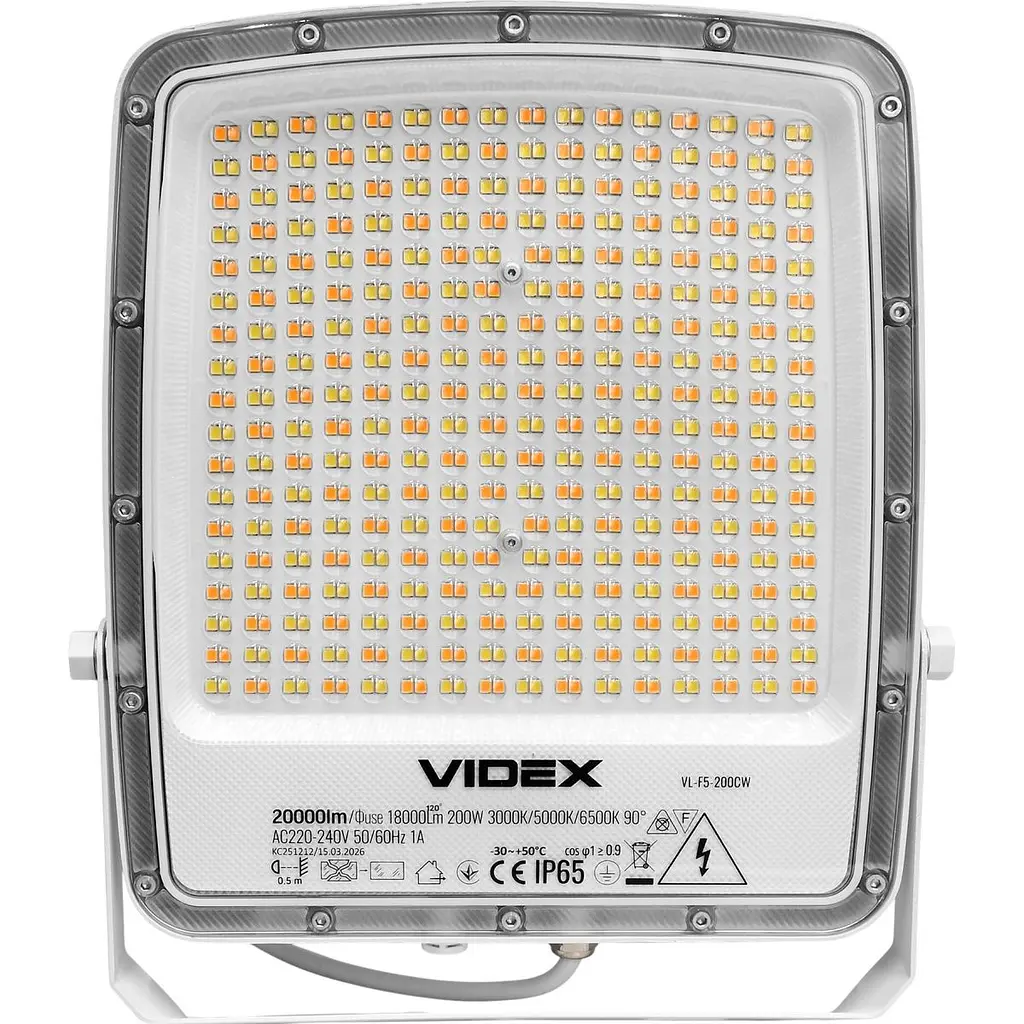 Світлодіодний прожектор Videx F5 200W White (VL-F5-200CW) [168711] - фото 3