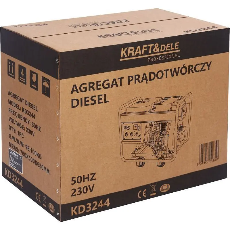 Генератор дизельний Kraft&Dele KD3244 (DD0008459) [158189] - фото 27