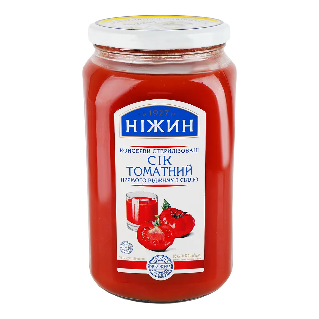Сок томатный Ніжин с солью 920 мл - фото 3