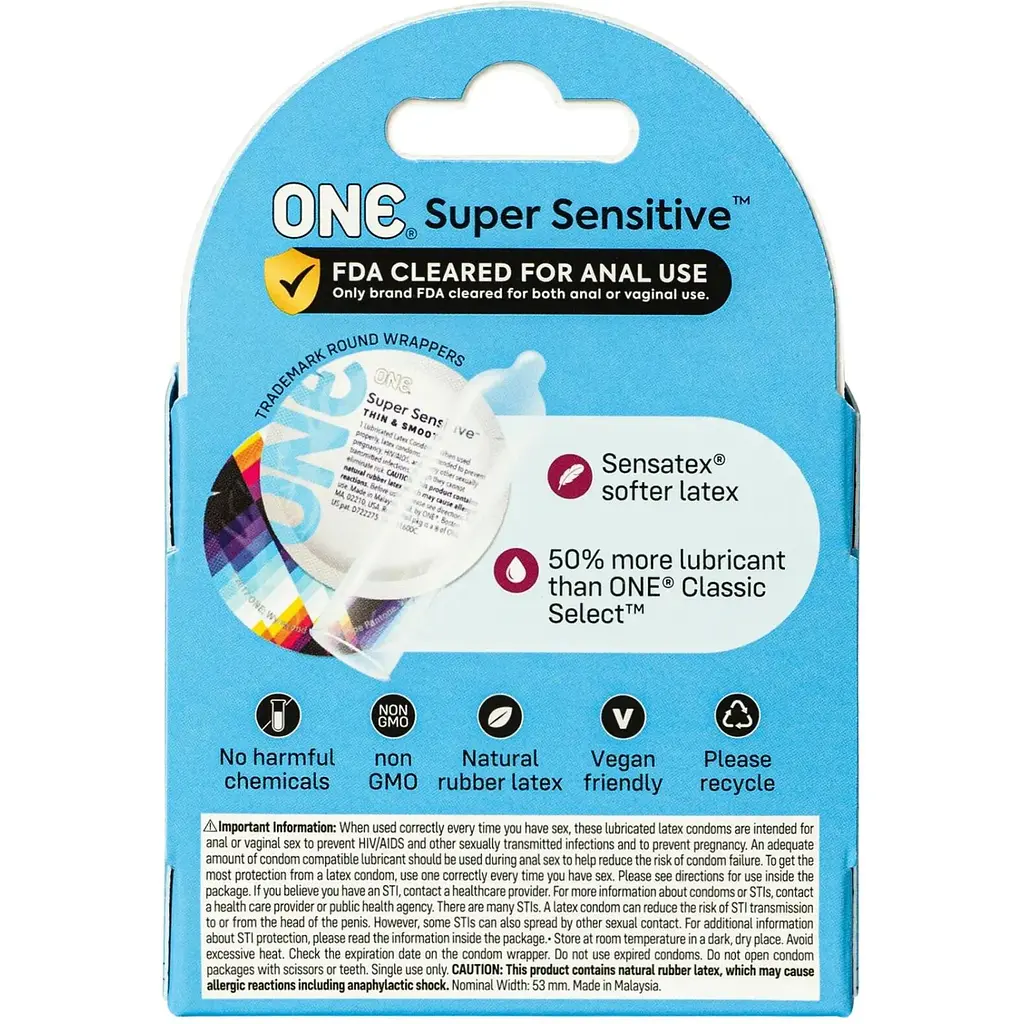 Презервативи One Super Sensitive 3 шт. - фото 2