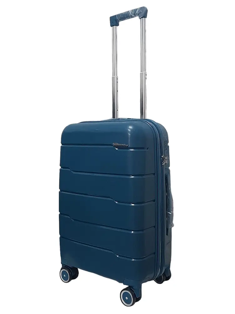 Валіза мала S+ з поліпропілену Milano bag 0305 52л Морська хвиля - фото 2