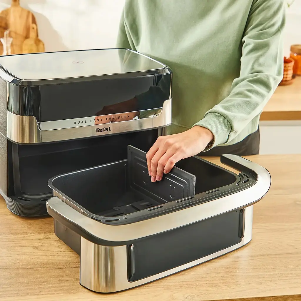 Мультипечь Tefal Dual Easy Fry Flex 2700Вт, чаша 5.5+3.5 л - фото 6