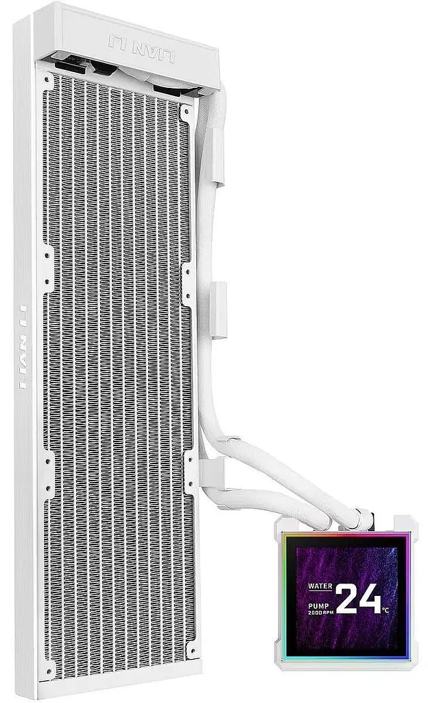СВО Lian Li HydroShift II LCD-S 360N FANLESS White (G89.GHS2LCDS36NW.00) - фото 3