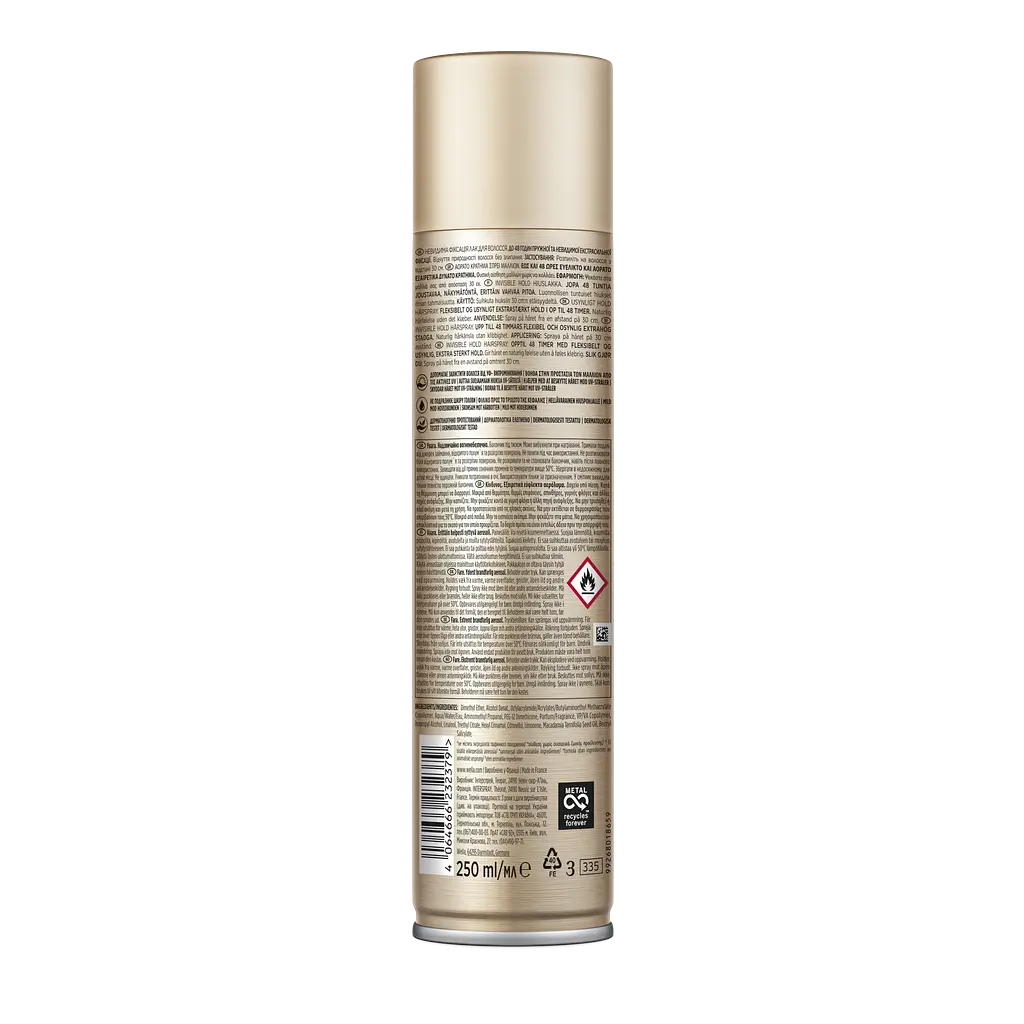 Лак для волос Wellaflex Invisible Hold 4 Невидимая фиксация 250 мл - фото 2