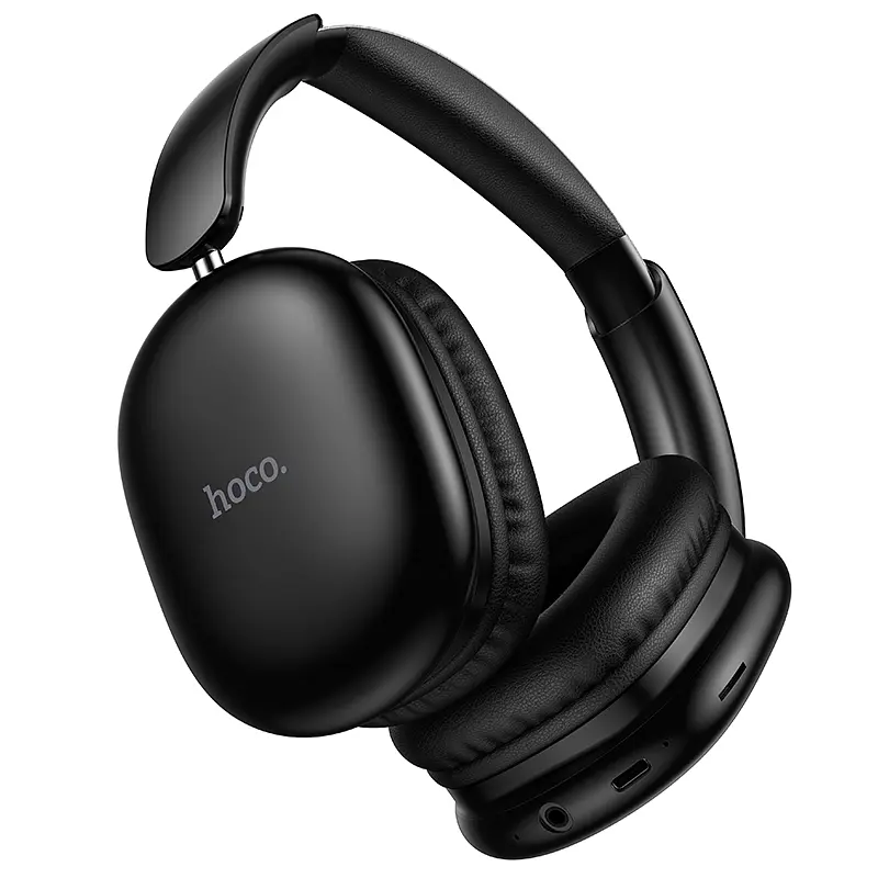 Бездротові накладні навушники HOCO W73 Graceful BT headphones(App) Black - фото 2