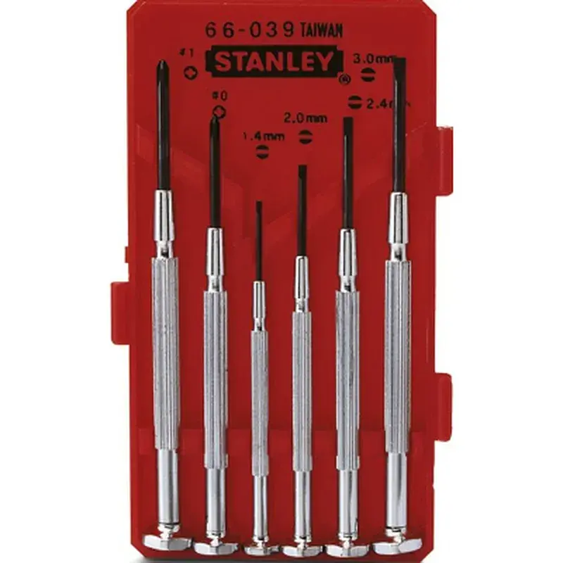 Набір викруток Stanley отверток точной механики Watchmaker 6шт. (1-66-039) - фото 2