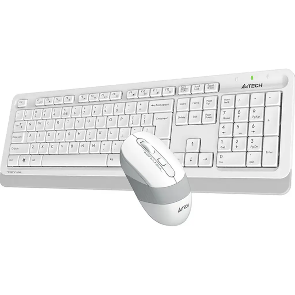 Комплект клавіатура + миша A4Tech Fstyler FG1010 White/Gray [114625] - фото 2