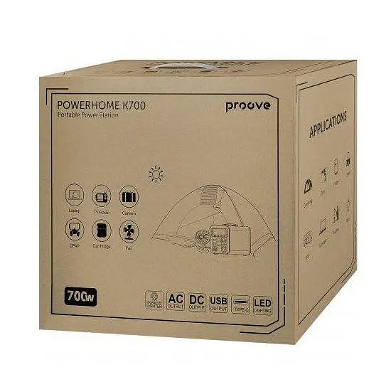 Портативна зарядна станція Proove PowerHome K700 678Wh 700W - фото 7