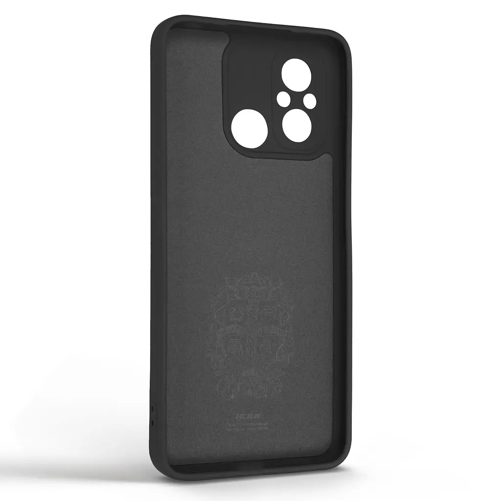 Силиконовый чехол для Xiaomi Redmi 12C, Icon Ring, черный, панель-накладка, с кольцом-подставкой на 360°, противоударный, возможность использования магнитных держателей, ArmorStandart (ARM68791) - фото 2