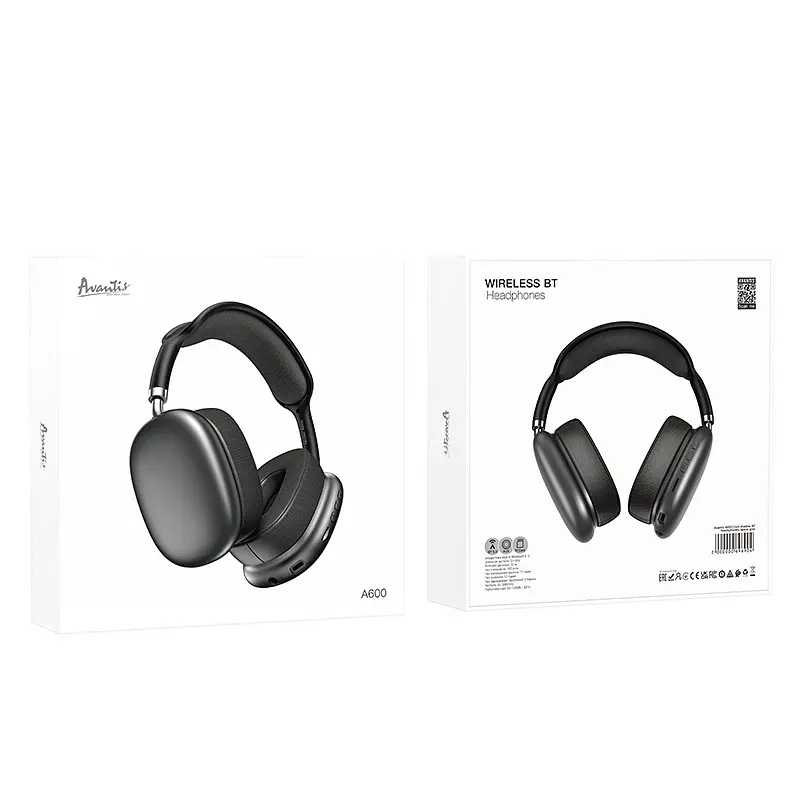 Bluetooth навушники Avantis A600 Cool Shadow- сірий - фото 5