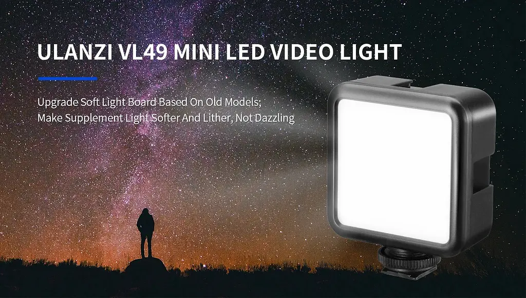 Накамерный свет Ulanzi VL49 Black [75108] - фото 13