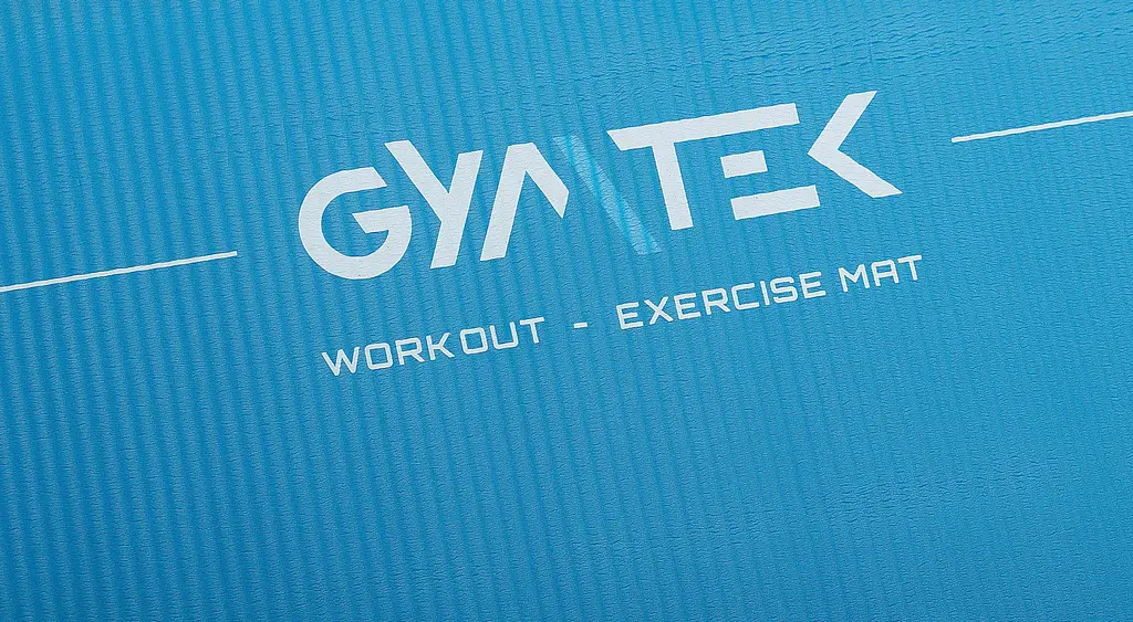 Килимок (мат) для фітнесу та йоги Gymtek NBR 1,5см голубий - фото 9