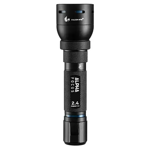 Фонарь тактический Falcon Eye Alpha 2.4, 500 Lm Focus USB Rechargeable (FHH0116) - фото 3