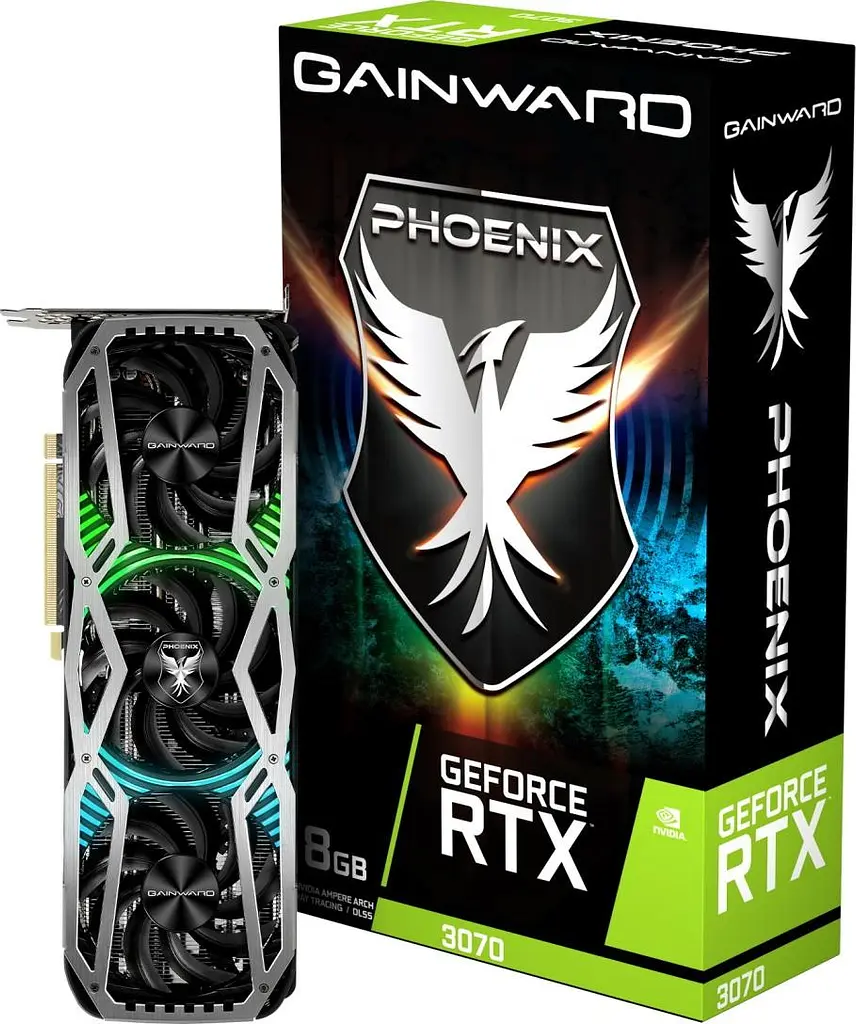 Видеокарта Gainward RTX 3070 8Gb Phoenix (471056224-1990) (GDDR6, 256 bit, PCI-E v4.0 x16) Б/у - фото 4