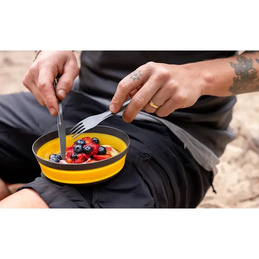 Миска Sea To Summit Frontier UL Collapsible Bowl M Aqua Sea Blue - фото 4