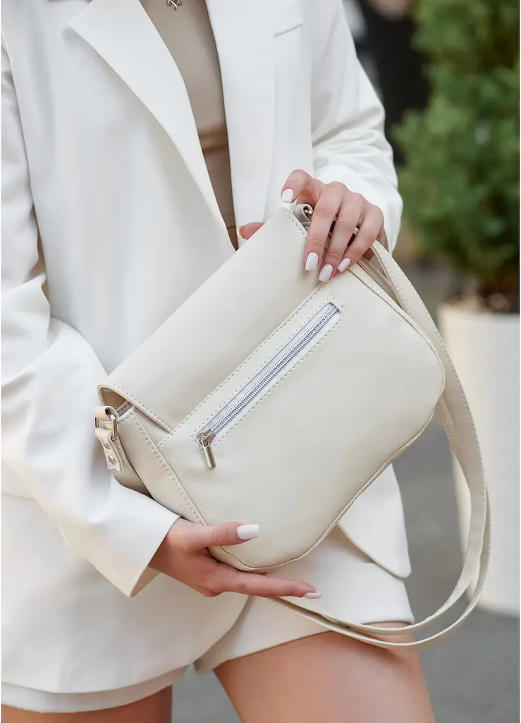 Сумка жіноча Sambag Rose BZN молочний 20 х 24 х 7 см (94000011) - фото 8