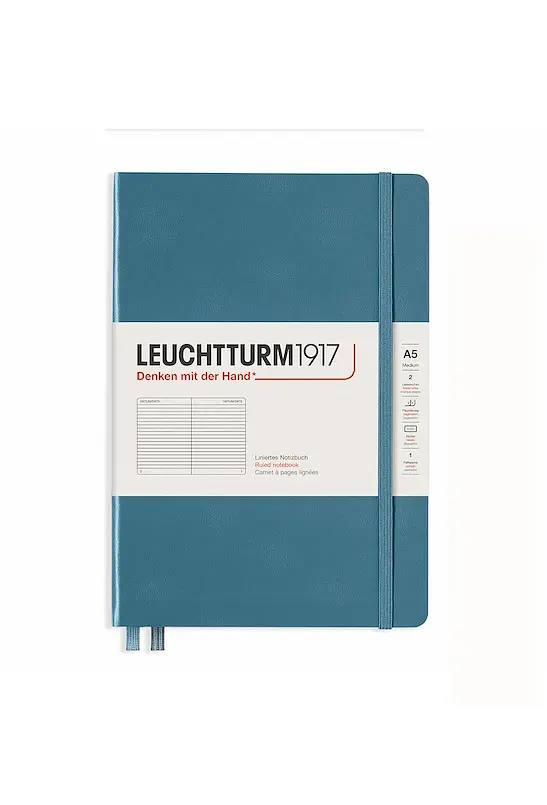 Блокнот Leuchtturm1917 Rising Colours Середній, Stone Blue, лінія (363335) - фото 7