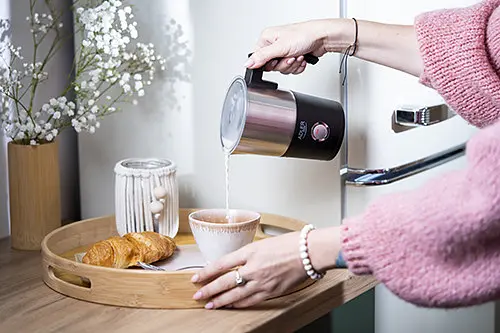 Вспениватель молока и подогрев Adler AD 4497 ​​(1000 Вт, до 300 мл, антипригарное покрытие, капучинатор) - фото 10