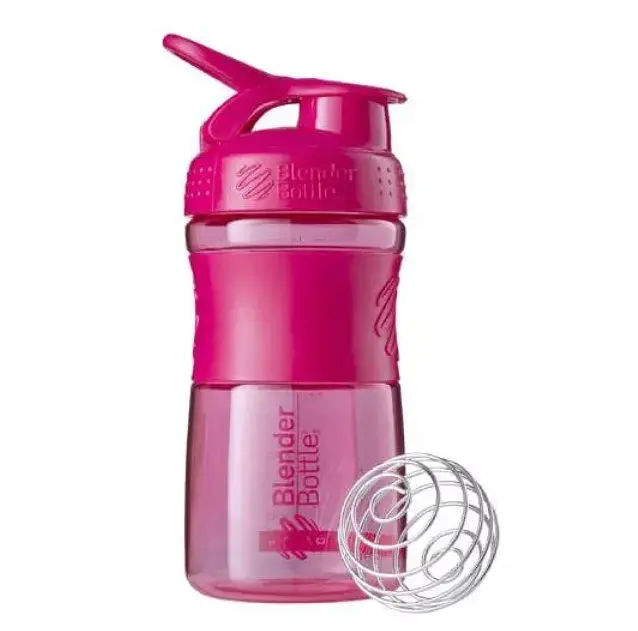 Шейкер спортивний BlenderBottle SportMixer Flip 20oz/590 мл Pink FL (SM 20oz Pink)