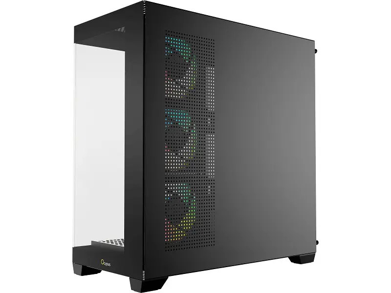 Корпус OCYPUS Gamma C72 ARGB Black (GAMMA-C72-BKD400XX-GL) - фото 2