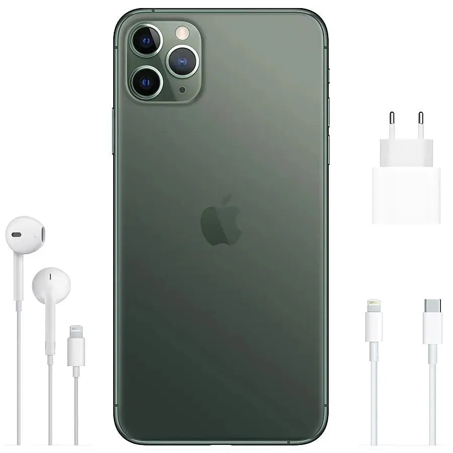Смартфон iPhone 11 Pro Max 256GB Model A2218 Grade B Seller Refurbished Midnight Green - фото 4